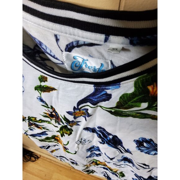 mens fresh prints of belair dice, skull, panther patterns print crew neck t-shir - Picture 3 of 3